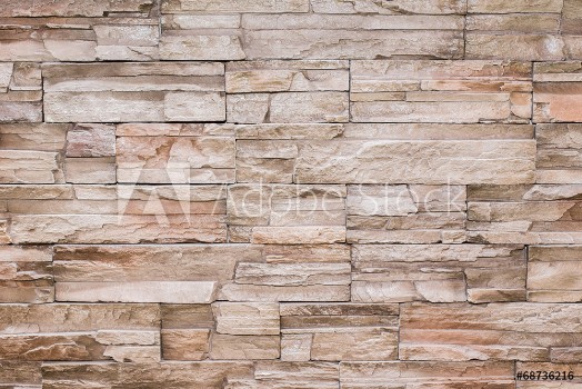 Picture of Modern stone brick texture wall background